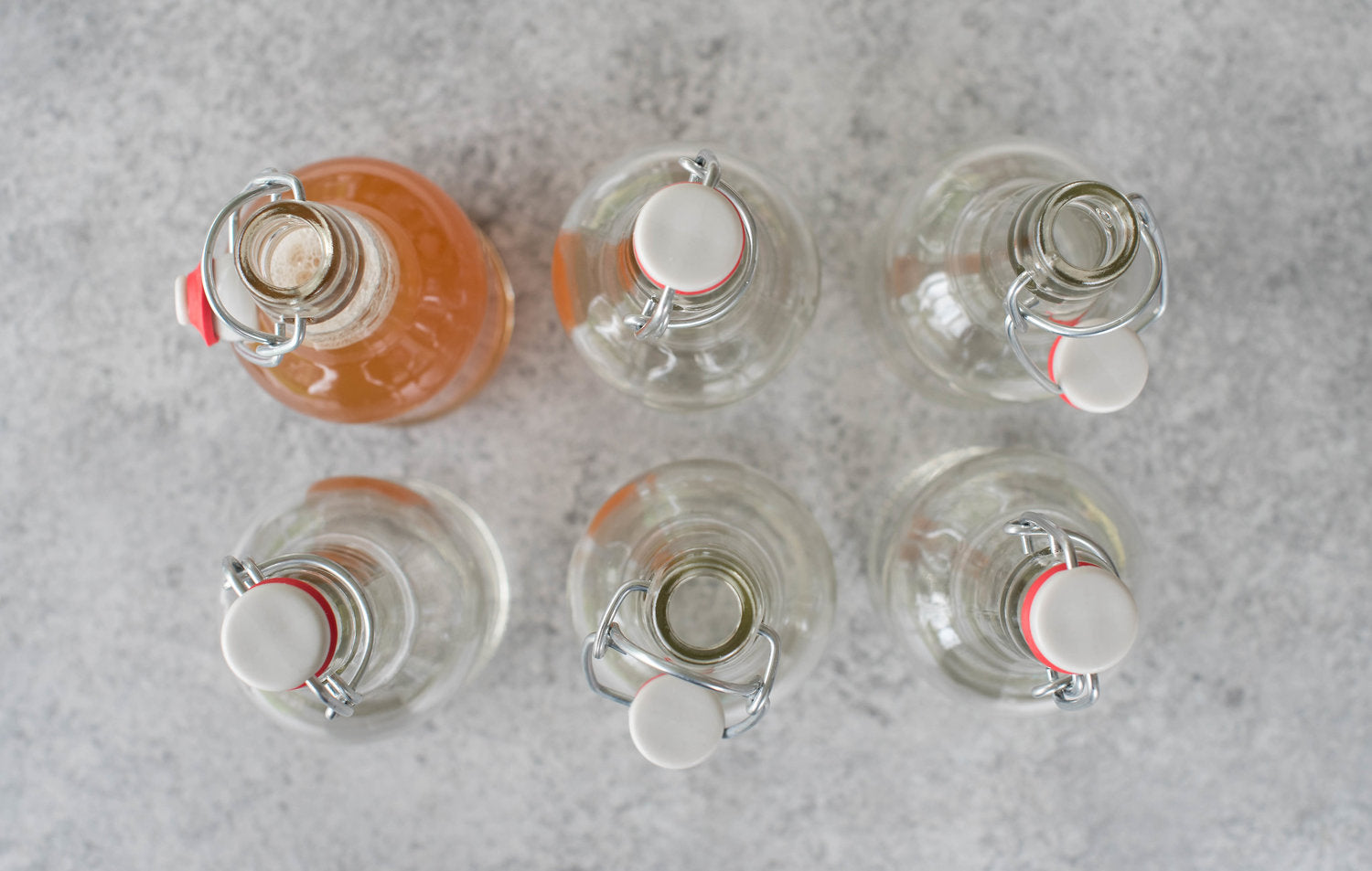 16 oz. Swing Top Glass Kombucha Bottles 6 Pack