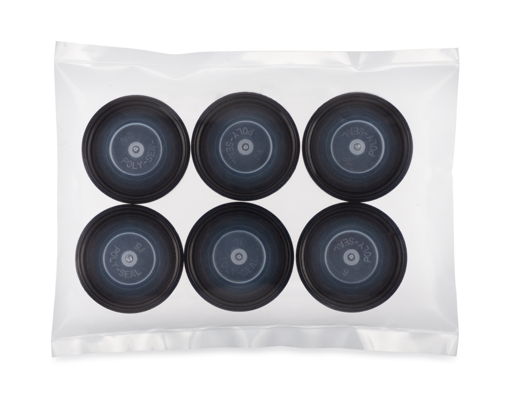 Poly Cone Cap Replacements | 6 Pack